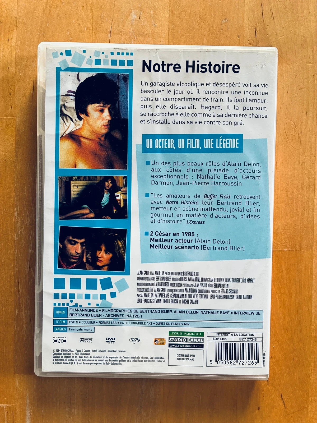 DVD Notre Histoire de Bertrand Blier met Alain Delon. – photo 3